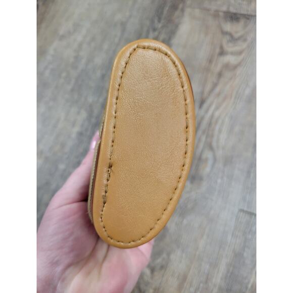 New Vintage Glass Flask With Two Tone Brown Faux Leather Case - Picture 5 of 8